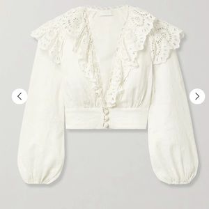 Bellitude cropped linen top